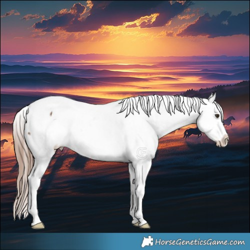 Horse Color:Liver Red Dun Appaloosa Brindle 