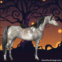 Horse Color:White Spotted Brown Ice Dun