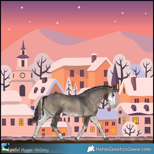 Horse Color:Smoky Blue Onyx Sabino Tobiano 