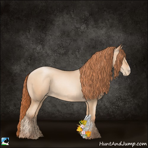 Horse Color:Sable Champagne Pearl Rabicano