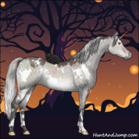 Horse Color:Platinum White Spotted Silver Brown Dun Mushroom 