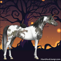Horse Color:White Spotted Grullo Tobiano Brindle 