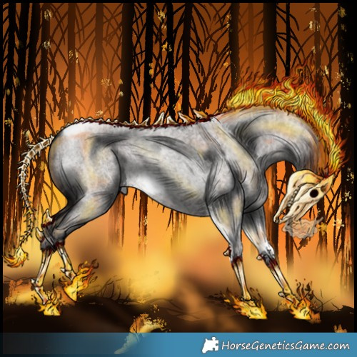 Horse Color:Platinum Silver Brown Roan Dun Splash Tobiano  and Platinum Grullo Roan Splash Tobiano Frame Rabicano 