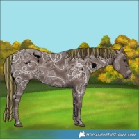 Horse Color:Void Painted White Spotted Liver Chestnut Ice 