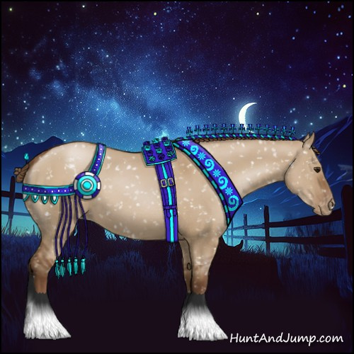 Horse Color:Gray Grullo Pearl Appaloosa