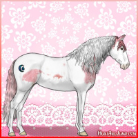 Horse Color:Watercolor Chestnut Ice Splash Tobiano 