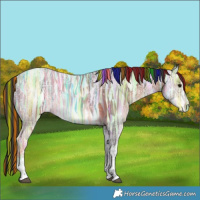 Horse Color:Painted Brown Ice Tobiano 