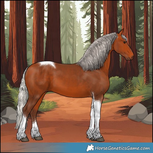 Horse Color:Silver Bay Tobiano 