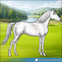 Horse Color:Gray Buckskin Pearl Onyx Blanket Rabicano 