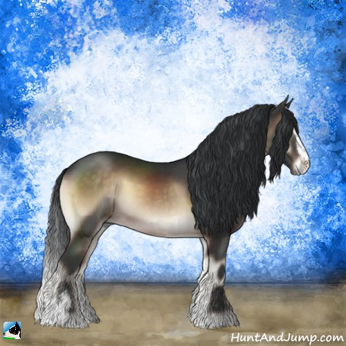 Horse Color:Brown Onyx Sabino 