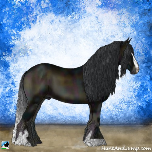 Horse Color:Midnight Brown Onyx Sabino 