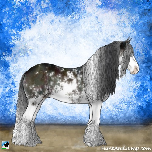 Horse Color:Midnight Brown Onyx Sabino 