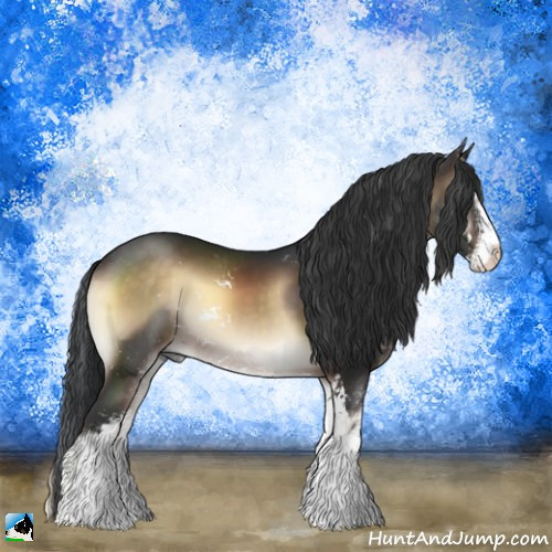 Horse Color:Brown Onyx Sabino 