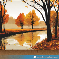 Horse Color:Chocolate Palomino Sabino and White Spotted Cremello Sabino