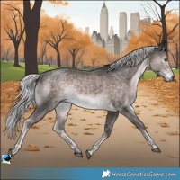 Horse Color:Platinum Chocolate Palomino Mushroom Rabicano 