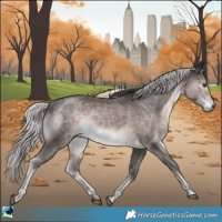 Horse Color:Platinum Chocolate Palomino Mushroom Rabicano 