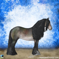 Horse Color:Platinum Brown Sabino 