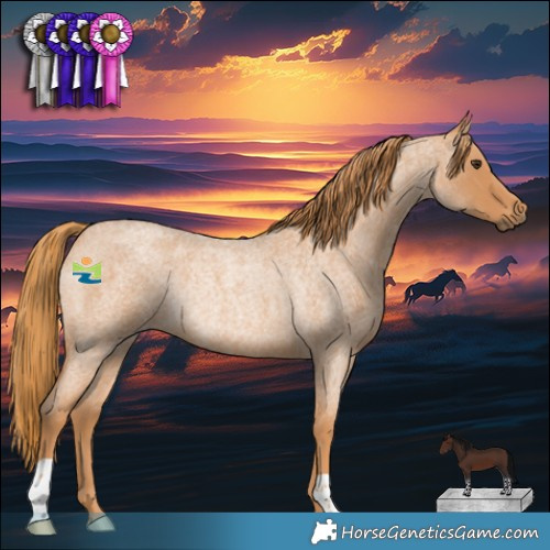 Horse Color:Red Roan Rabicano 