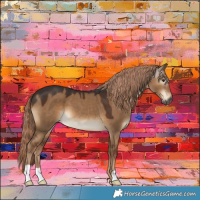 Horse Color:Gray Liver Red Dun 