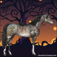 Horse Color:White Spotted Brown Ice Dun Tobiano Brindle 