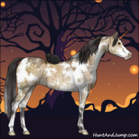 Horse Color:White Spotted Buckskin Ice Dun Mushroom Sabino Brindle