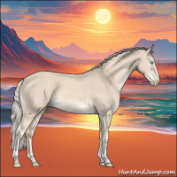 Horse Color:White Spotted Cremello 