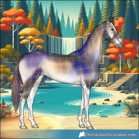 Horse Color:Plaid  Liver Red Onyx Tobiano 