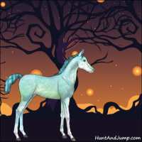 Horse Color:Painted Watercolor Brown Chinchilla Ice Dun Sabino 