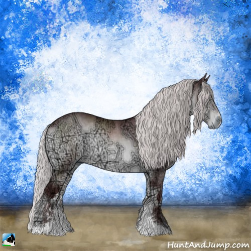 Horse Color:Chocolate Silver Brown Chinchilla Ice Onyx Sabino Rabicano