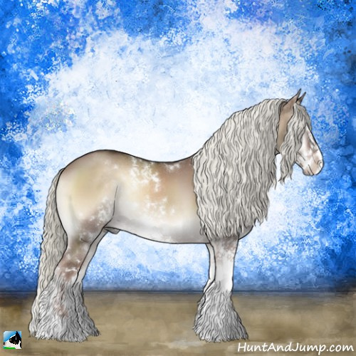 Horse Color:Liver Red Dun Onyx Mushroom Sabino 