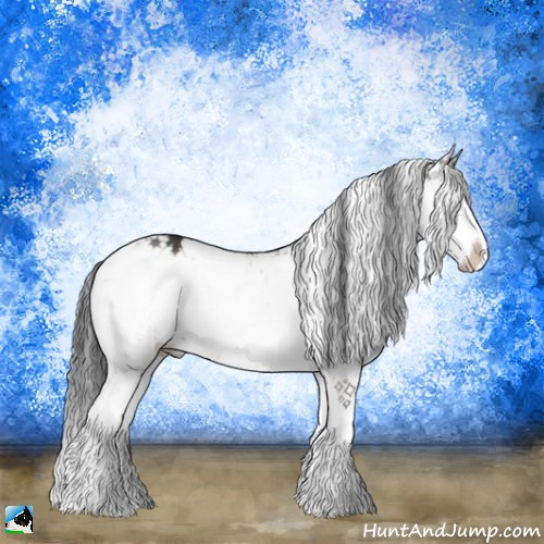 Horse Color:Brown Dun Mushroom Sabino Rabicano 