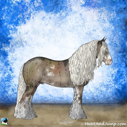 Horse Color:Liver Red Dun Mushroom Sabino Splash Rabicano Brindle 