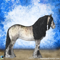 Horse Color:Brown Onyx Mushroom Sabino Rabicano Brindle 