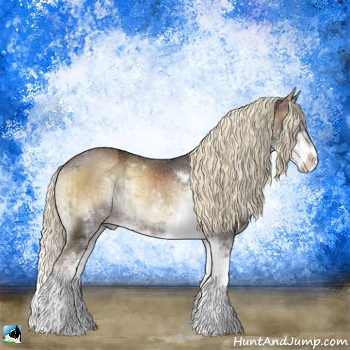 Horse Color:Liver Red Onyx Ice Sabino Rabicano Brindle 