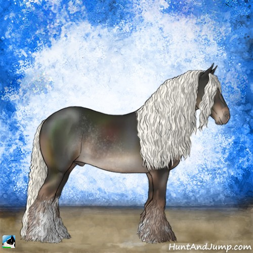 Horse Color:Liver Chestnut Mushroom Sabino Rabicano 