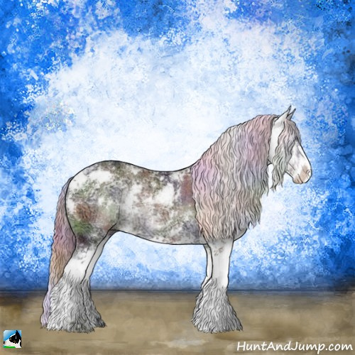 Horse Color:Nacre Chocolate Palomino Ice Sabino Rabicano 