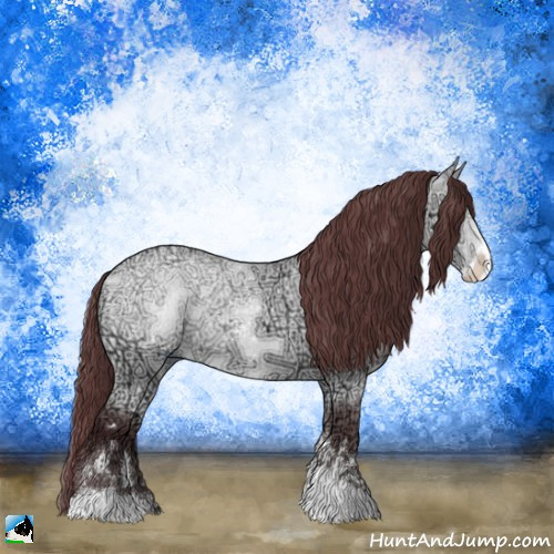 Horse Color:Chocolate Buckskin Chinchilla Ice Dun Sabino Rabicano 