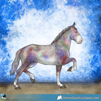 Horse Color:Nacre Chocolate Silver Black Chinchilla Sabino Rabicano 