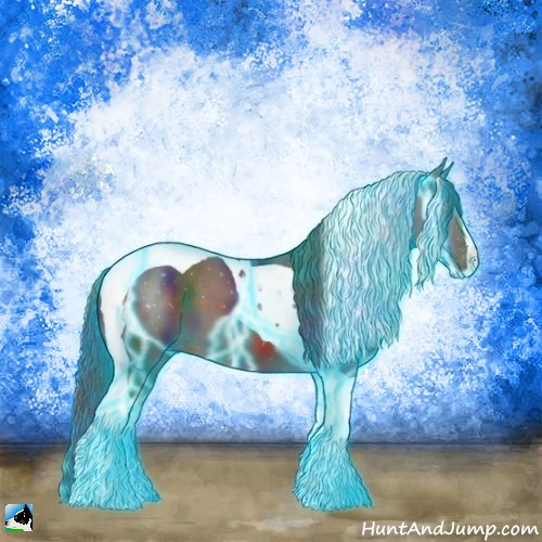 Horse Color:Nacre Thunderstruck Bay Tobiano 