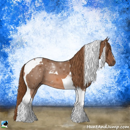 Horse Color:Chestnut Tobiano 