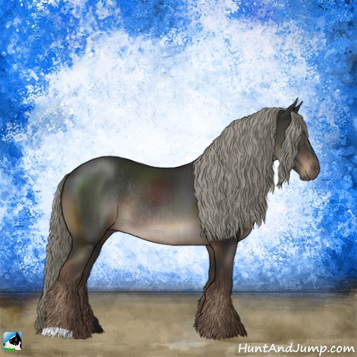 Horse Color:Liver Chestnut Mushroom Rabicano 