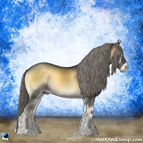 Horse Color:Chocolate Palomino Onyx Mushroom Rabicano 