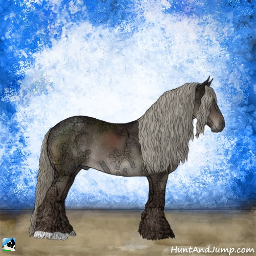 Horse Color:Liver Chestnut Ice Mushroom Rabicano 