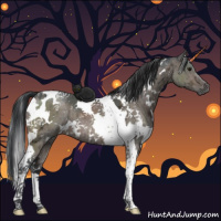 Horse Color:White Spotted Brown Ice Dun Mushroom Tobiano Brindle