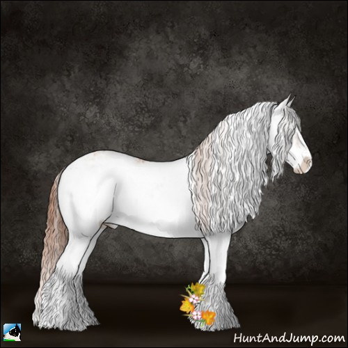 Horse Color:Bay Ice Pearl Onyx Sabino 