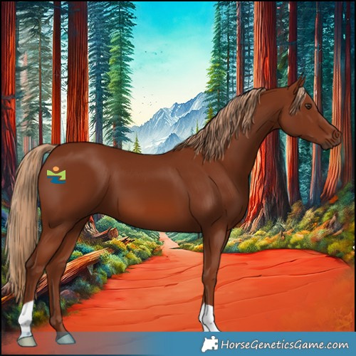 Horse Color:Chestnut 
