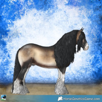 Horse Color:Brown Onyx Sabino Tobiano
