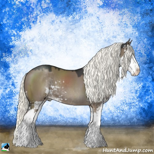 Horse Color:Liver Red Dun Mushroom Sabino Rabicano 