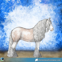 Horse Color:Gold Champagne Dun Mushroom Sabino Splash Brindle