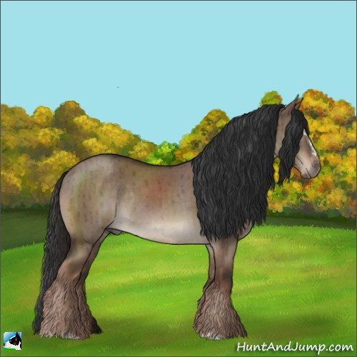 Horse Color:Liver Red Dun Sabino Rabicano Brindle 
